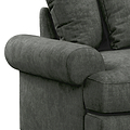 Pembroke 2 Seater Sofabed  -  Slate  Close Up From Roseland Furniture