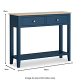 Penrose Console Table Dimensions