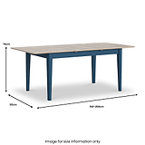 Penrose Extending Rectangular Dining Table Dimensions