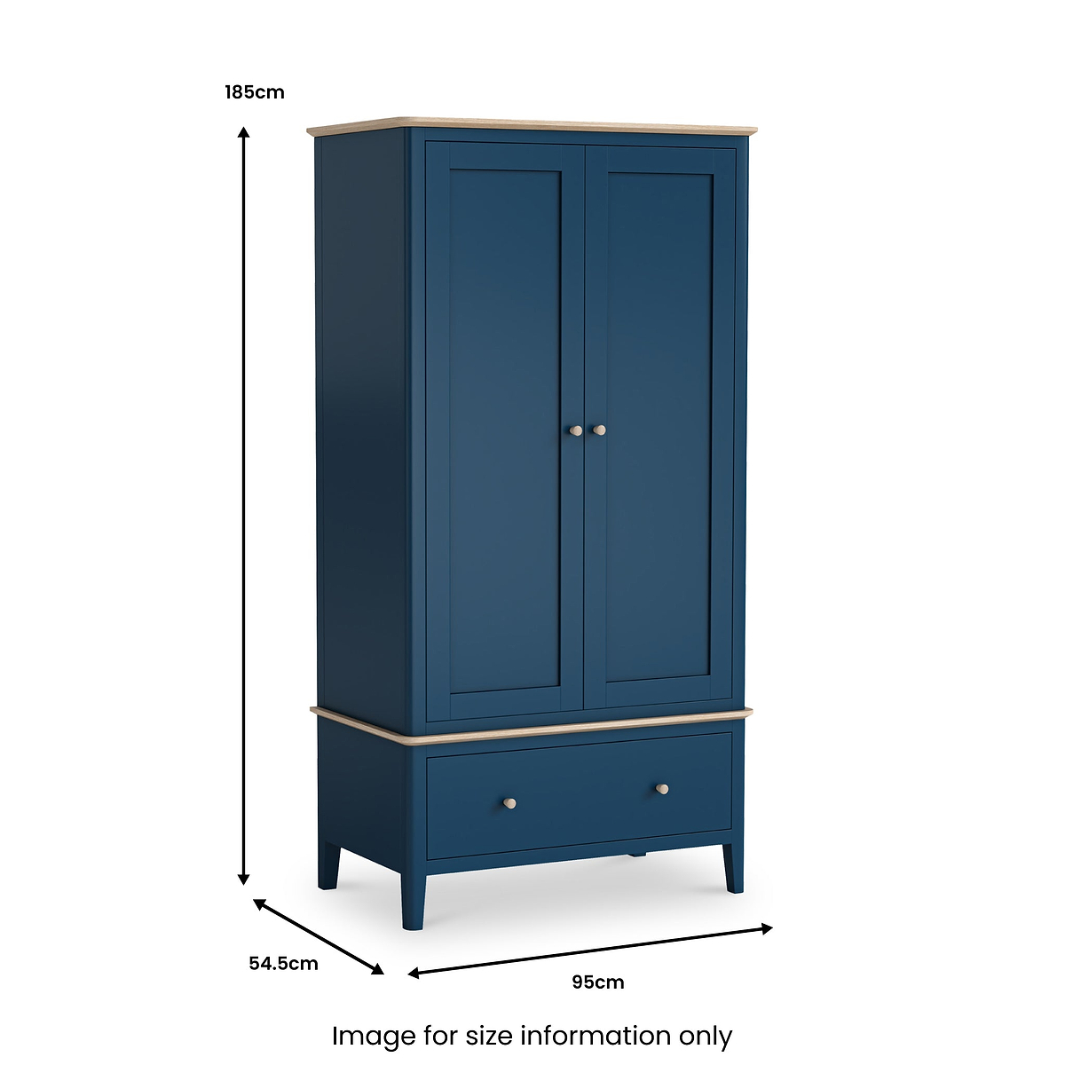 Penrose Gents Wardrobe Dimensions