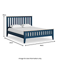 Penrose King Slatted Bed Dimensions