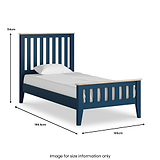 Penrose Single Slatted Bed Dimensions