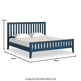 Penrose Super King Slatted Bed Dimensions
