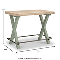 Penzance 130cm Bar Table dimensions