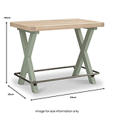 Penzance 130cm Bar Table dimensions