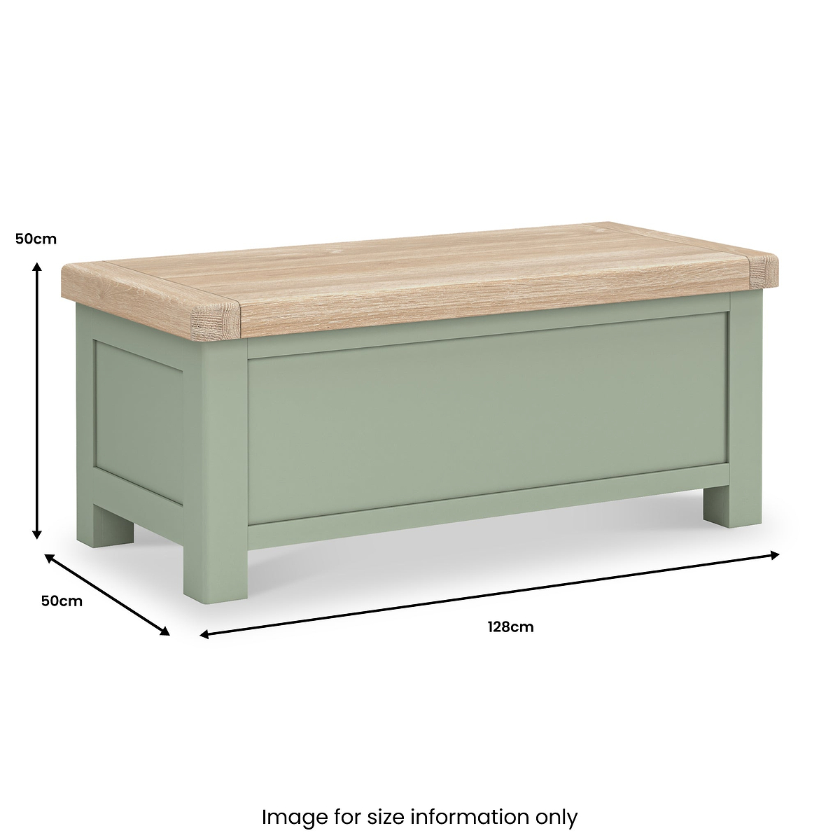 Penzance Blanket Box dimensions