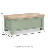 Penzance Blanket Box dimensions