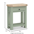 Penzance Telephone Table dimensions