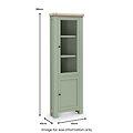 Penzance Corner Display Cabinet dimensions