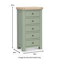 Penzance 5 Drawer Tallboy Chest