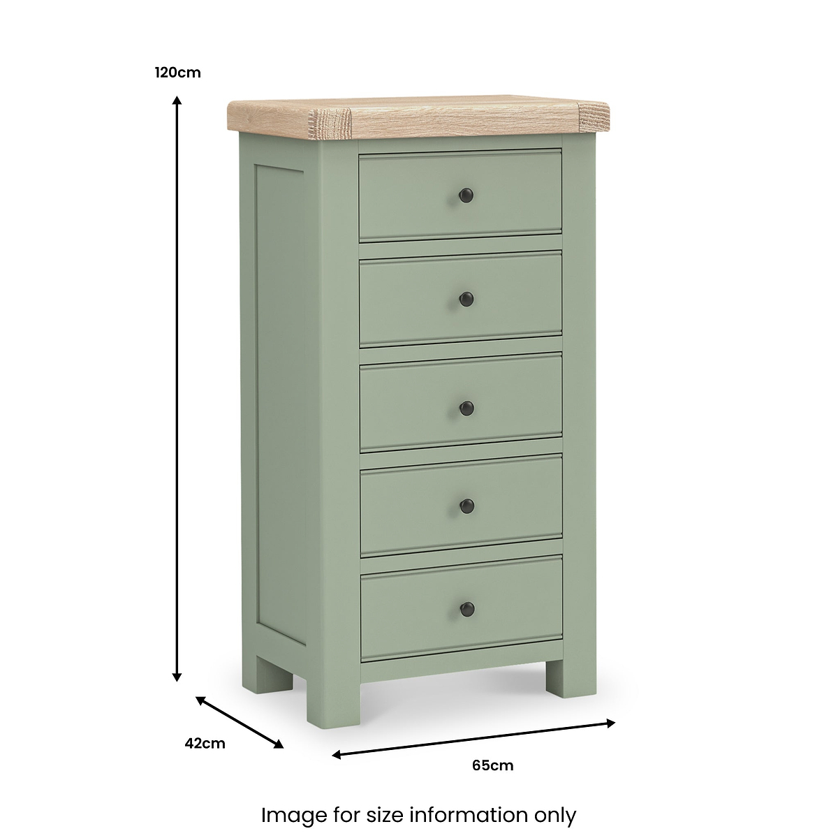 Penzance 5 Drawer Tallboy Chest