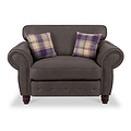 Ashford Snuggle Chair Arizona Charcoal from Roseland Furniture