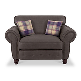 Ashford Snuggle Chair Arizona Charcoal from Roseland Furniture