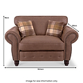Ashford Snuggle Chair Arizona Tan from Roseland Furniture