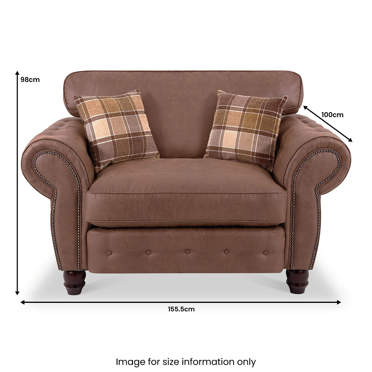 Ashford Snuggle Chair Arizona Tan from Roseland Furniture