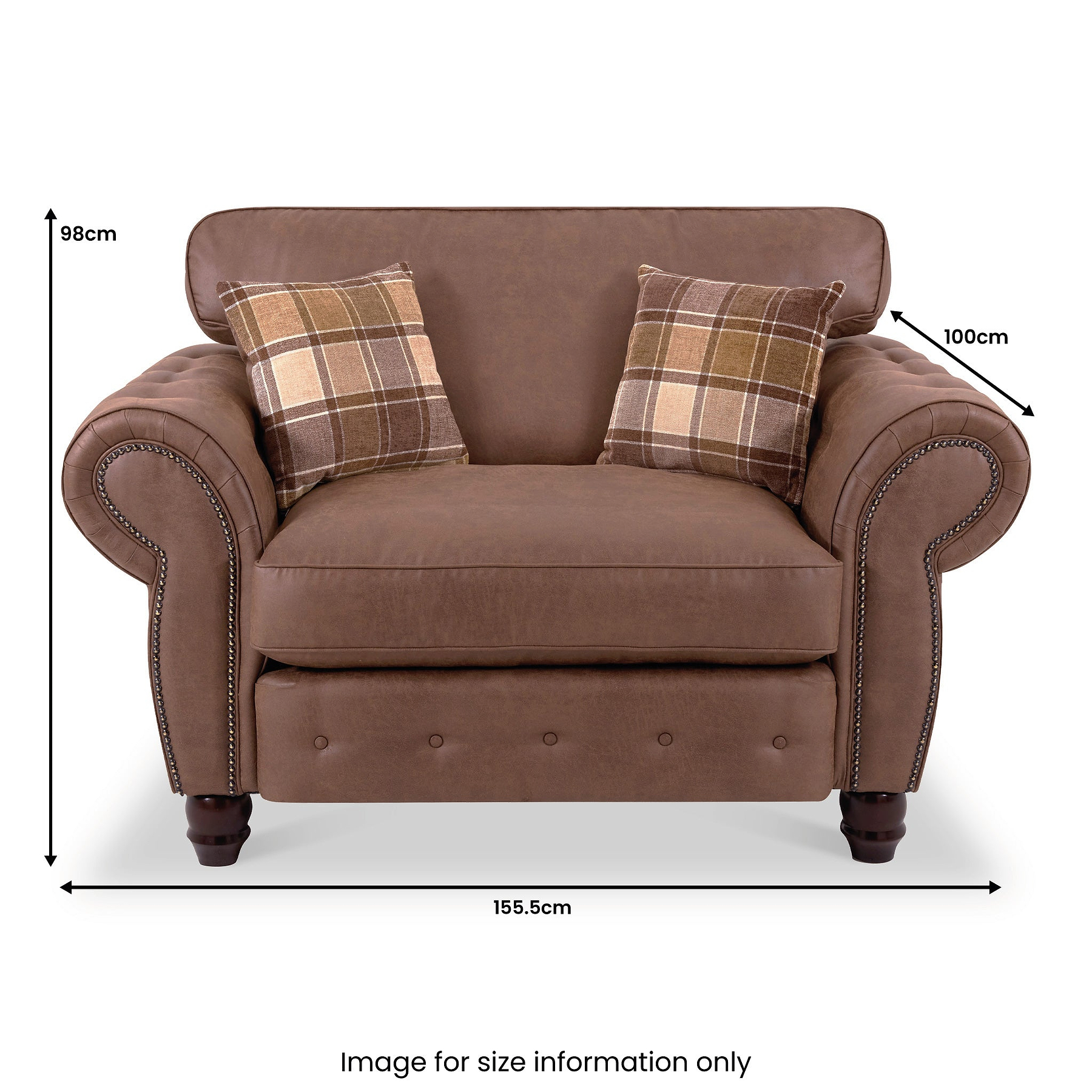 Ashford Snuggle Chair Arizona Tan from Roseland Furniture