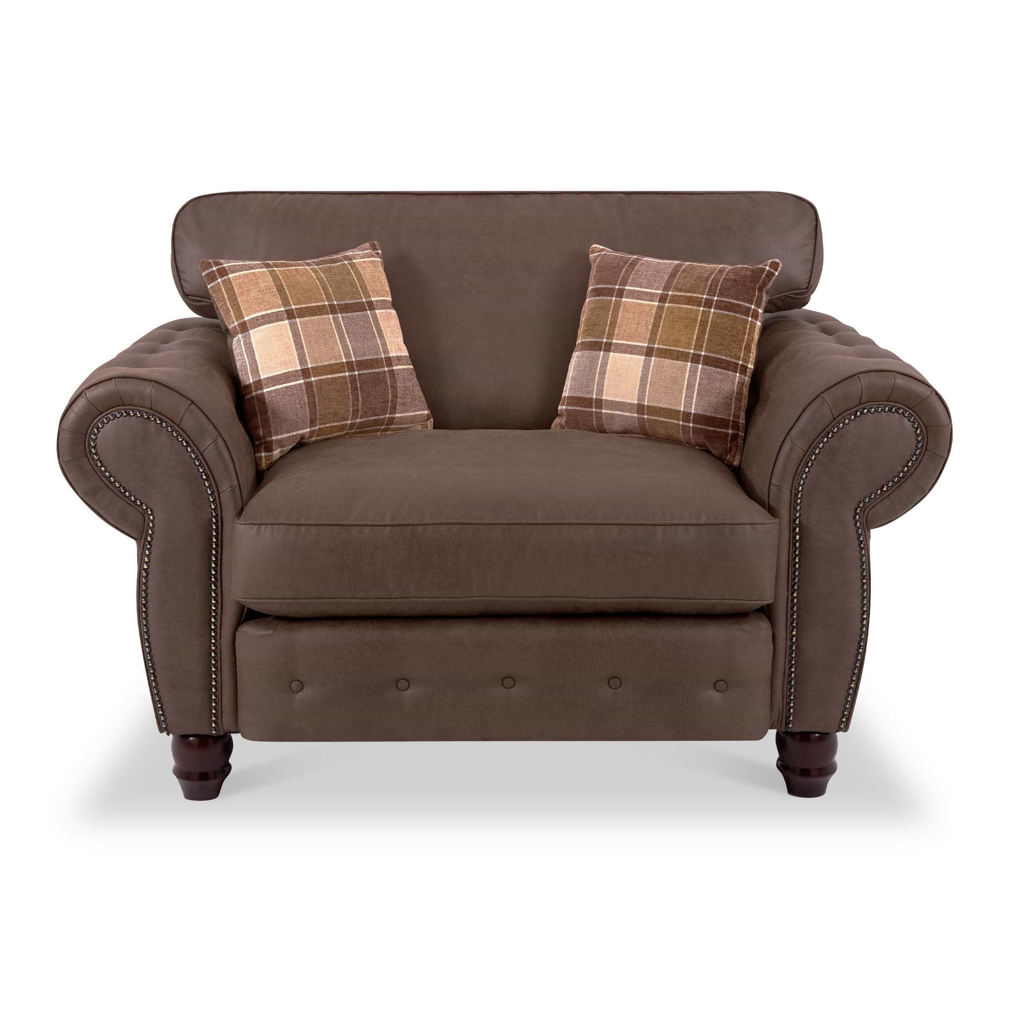 Ashford Snuggle Chair Arizona Mahogany from Roseland Furniture