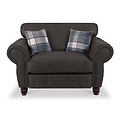 Ashford Snuggle Chair Arizona Black from Roseland Furniture