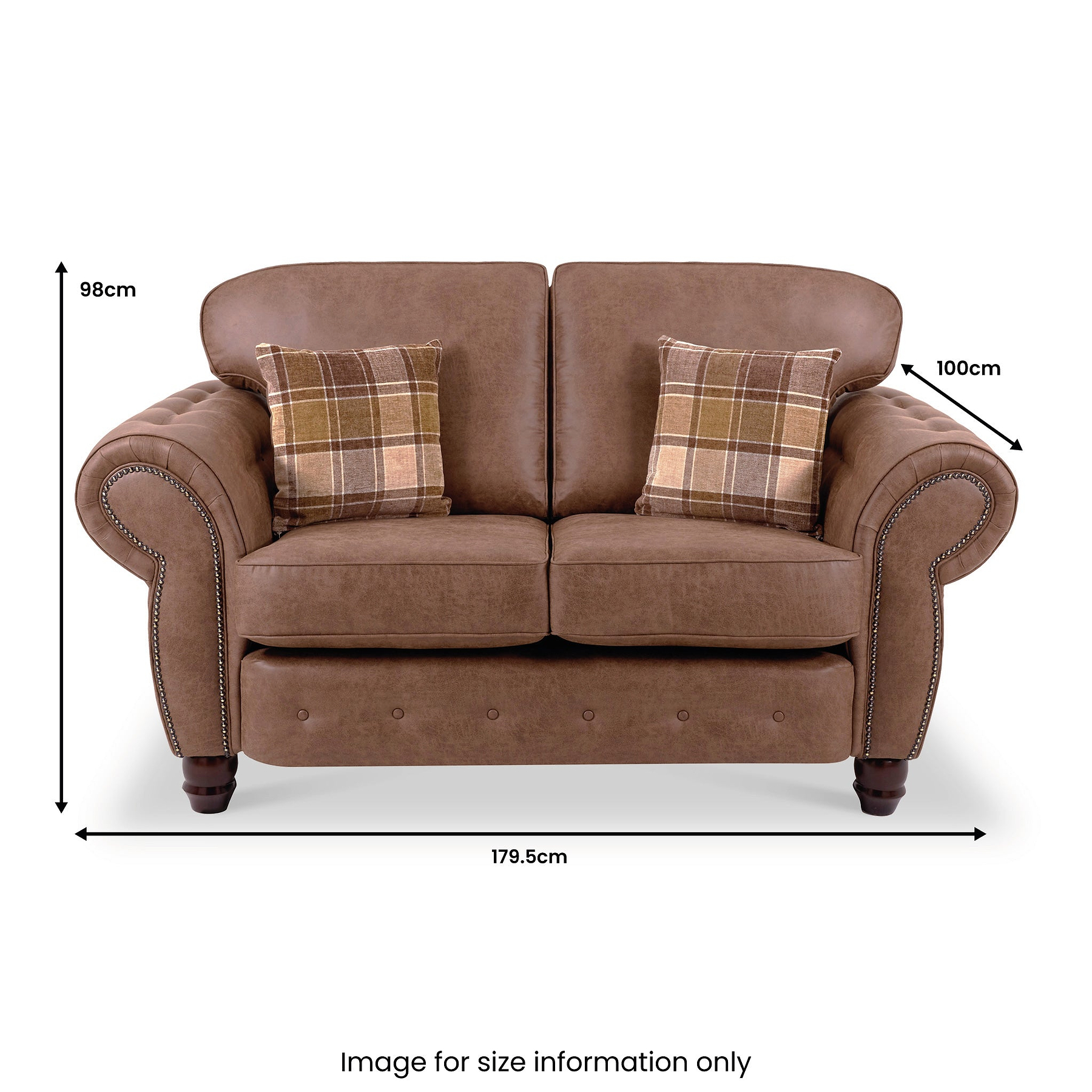 Ashford 2 Seater Sofa Arizona Tan from Roseland Furniture