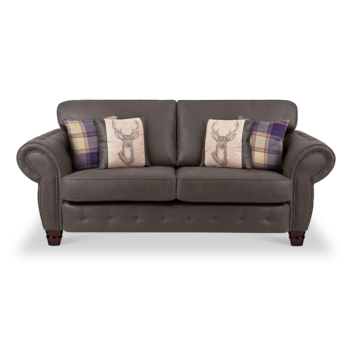 Ashford 3 Seater Sofa Arizona Charcoal from Roseland Furniture
