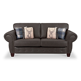 Ashford 3 Seater Sofa Arizona Black from Roseland Furniture