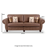 Ashford 4 Seater Sofa Arizona Tan from Roseland Furniture