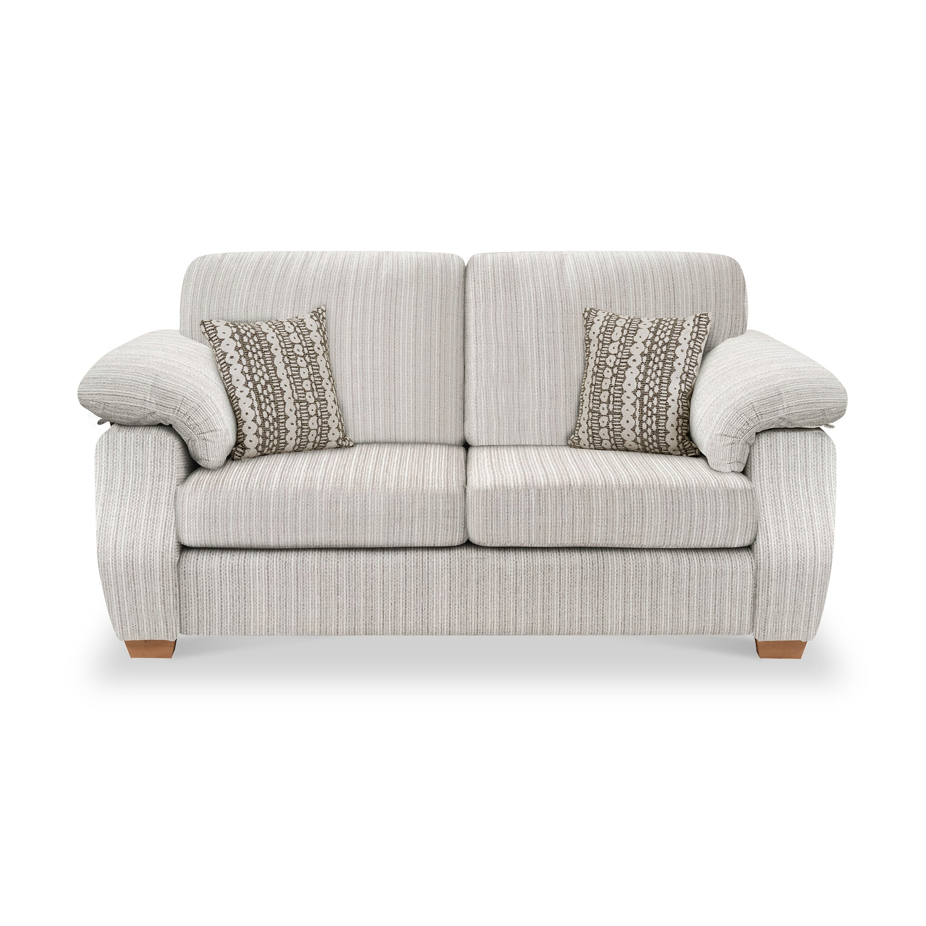 Camden 2 Seater Sofa Tate Cream Boho Brown from Roseland Furniture