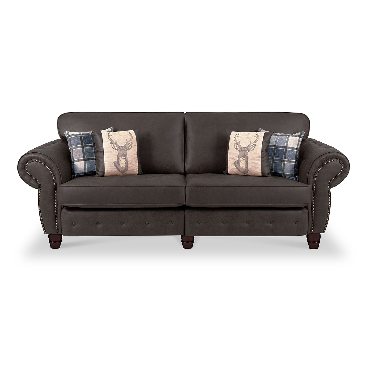 Ashford 4 Seater Sofa Arizona Black from Roseland Furniture