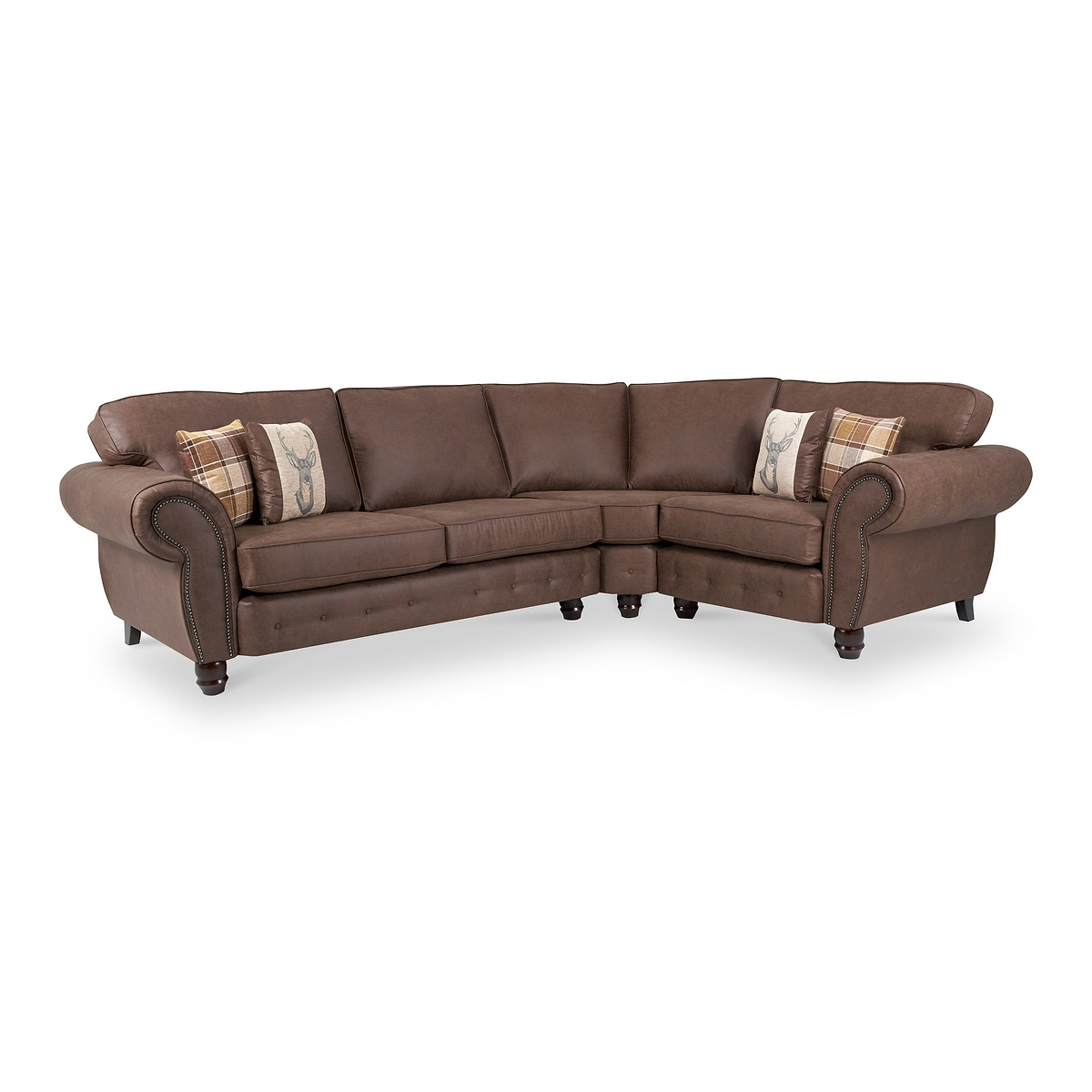 Ashford 3 1 Corner Group RHF Arizona Mahogany from Roseland Furniture