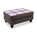 Ashford Footstool Arizona Charcoal from Roseland Furniture