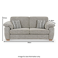 Camden 3 Seater Sofa Tate Grey Bohor Charcoal from Roseland Furniture