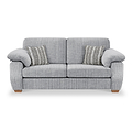 Camden 3 Seater Sofa Tate Silver Bohor Charcoal from Roseland Furniture