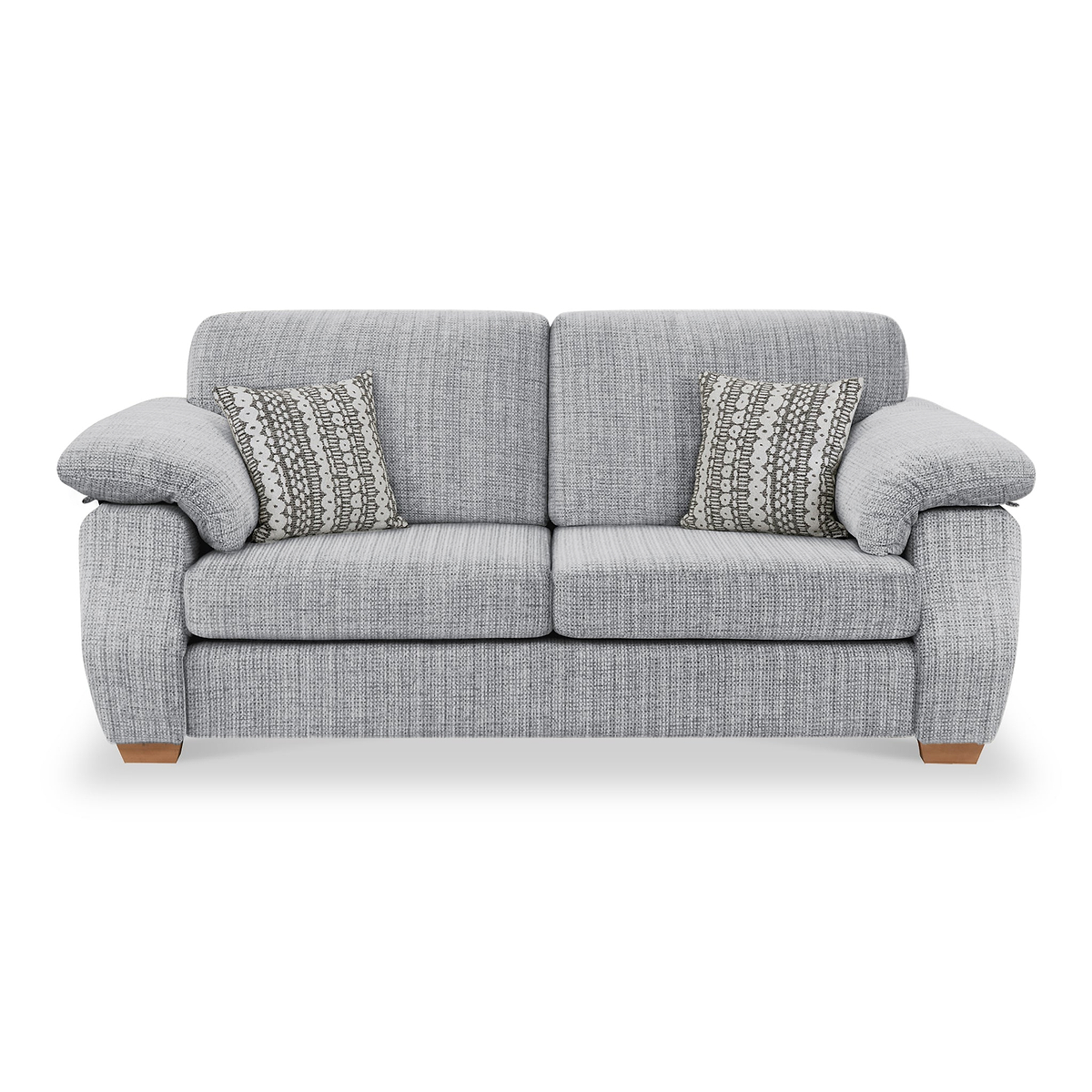 Camden 3 Seater Sofa Tate Silver Bohor Charcoal from Roseland Furniture