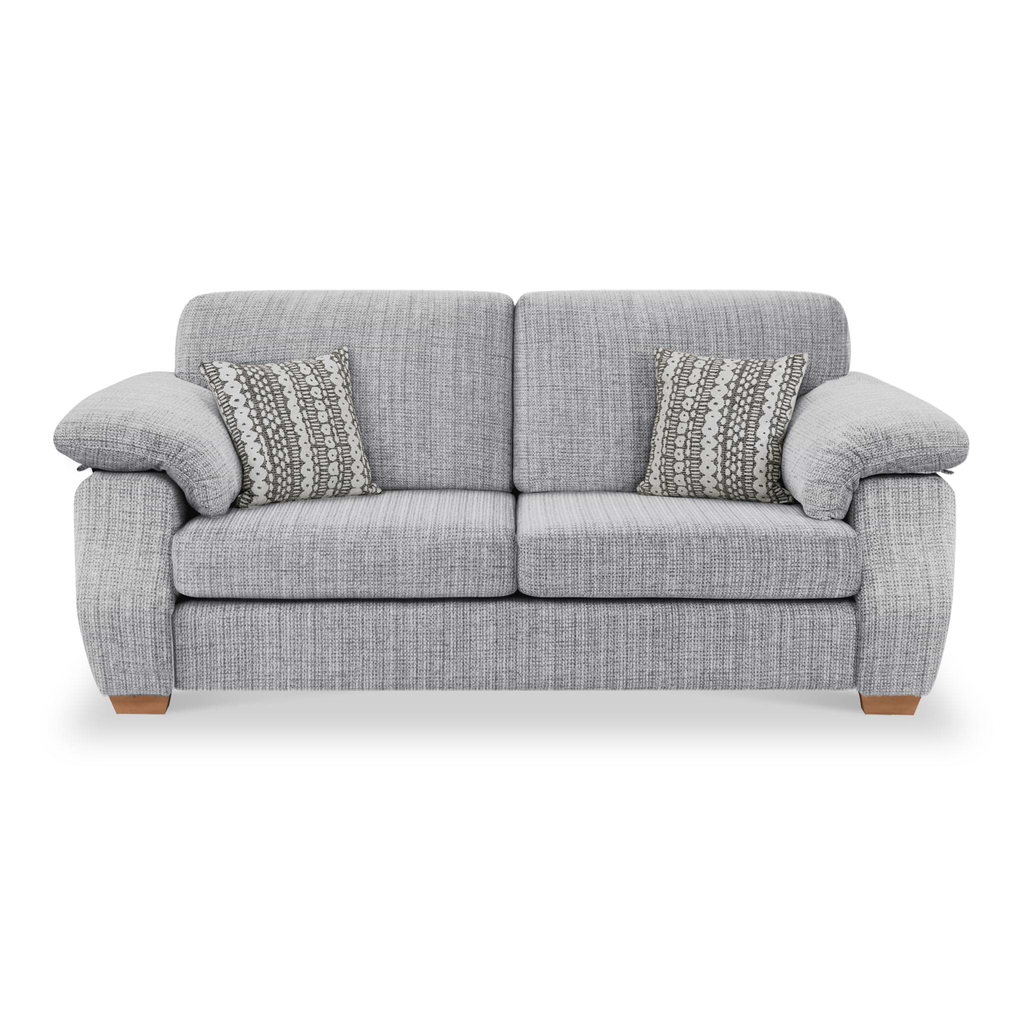 Camden 3 Seater Sofa Tate Silver Bohor Charcoal from Roseland Furniture