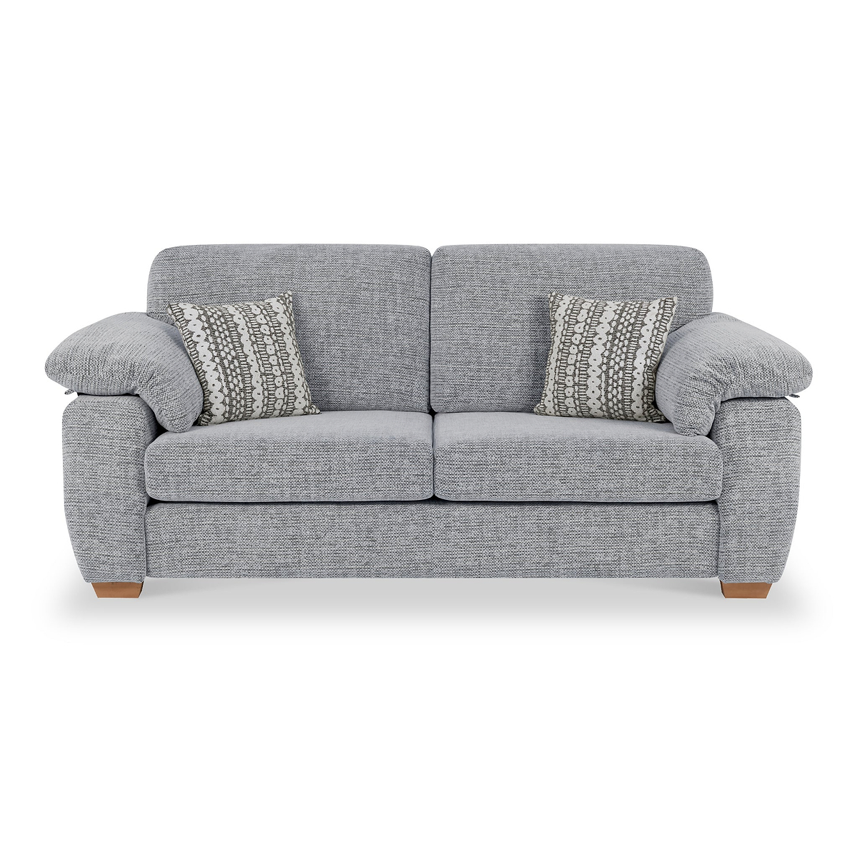 Camden 3 Seater Sofa Tate Silver Bohor Charcoal from Roseland Furniture
