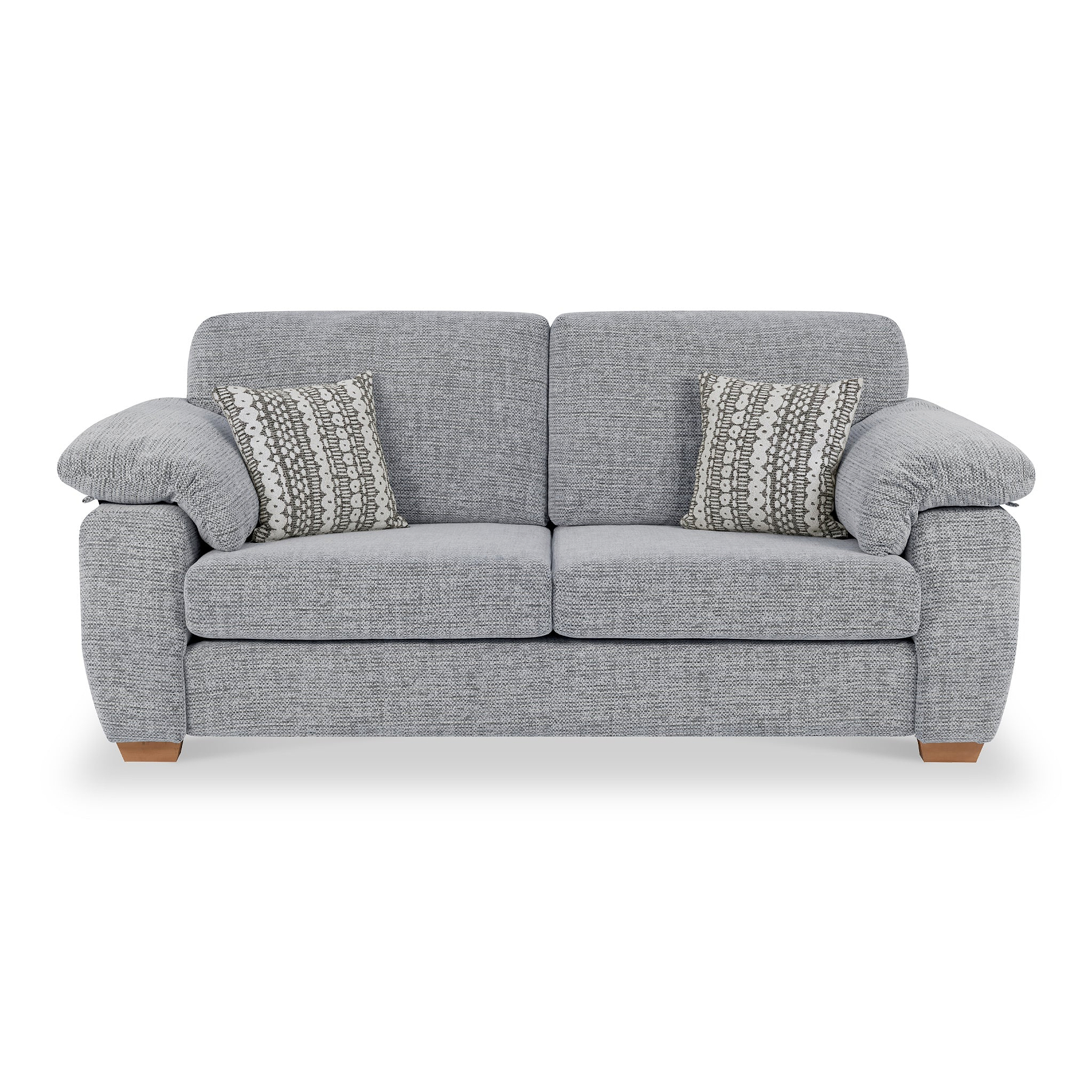 Camden 3 Seater Sofa Tate Silver Bohor Charcoal from Roseland Furniture