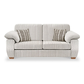 Camden 3 Seater Sofa Tate Cream Bohor Brown from Roseland Furniture