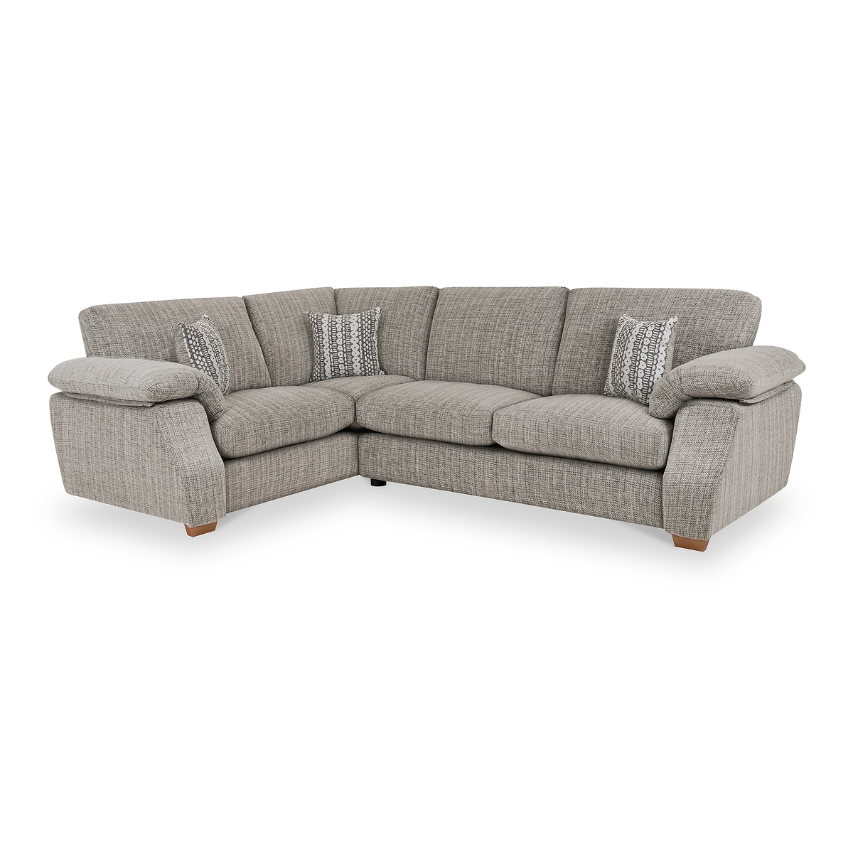 Camden LH Corner Sofa in Grey by Roseland Furniture