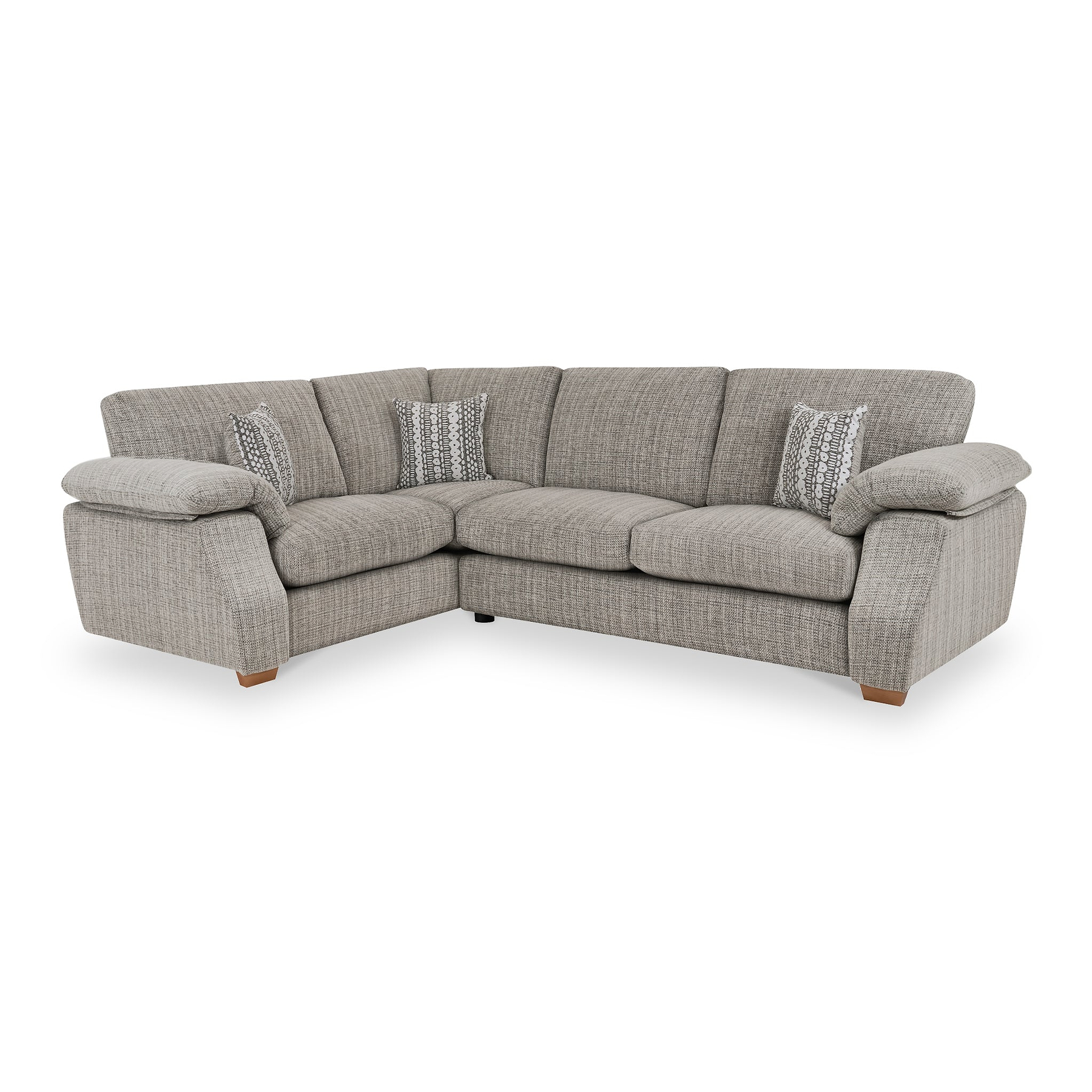 Camden LH Corner Sofa in Grey by Roseland Furniture