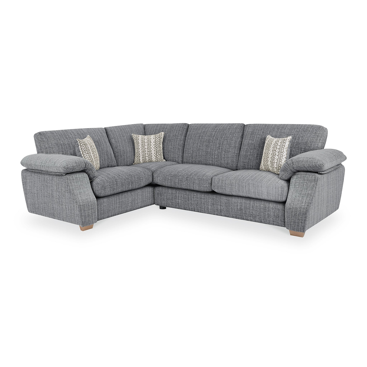 Camden LH Corner Sofa in Mushroom by Roseland Furniture