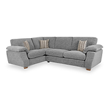 Camden Corner Sofa in Mushroom by Roseland Furniture