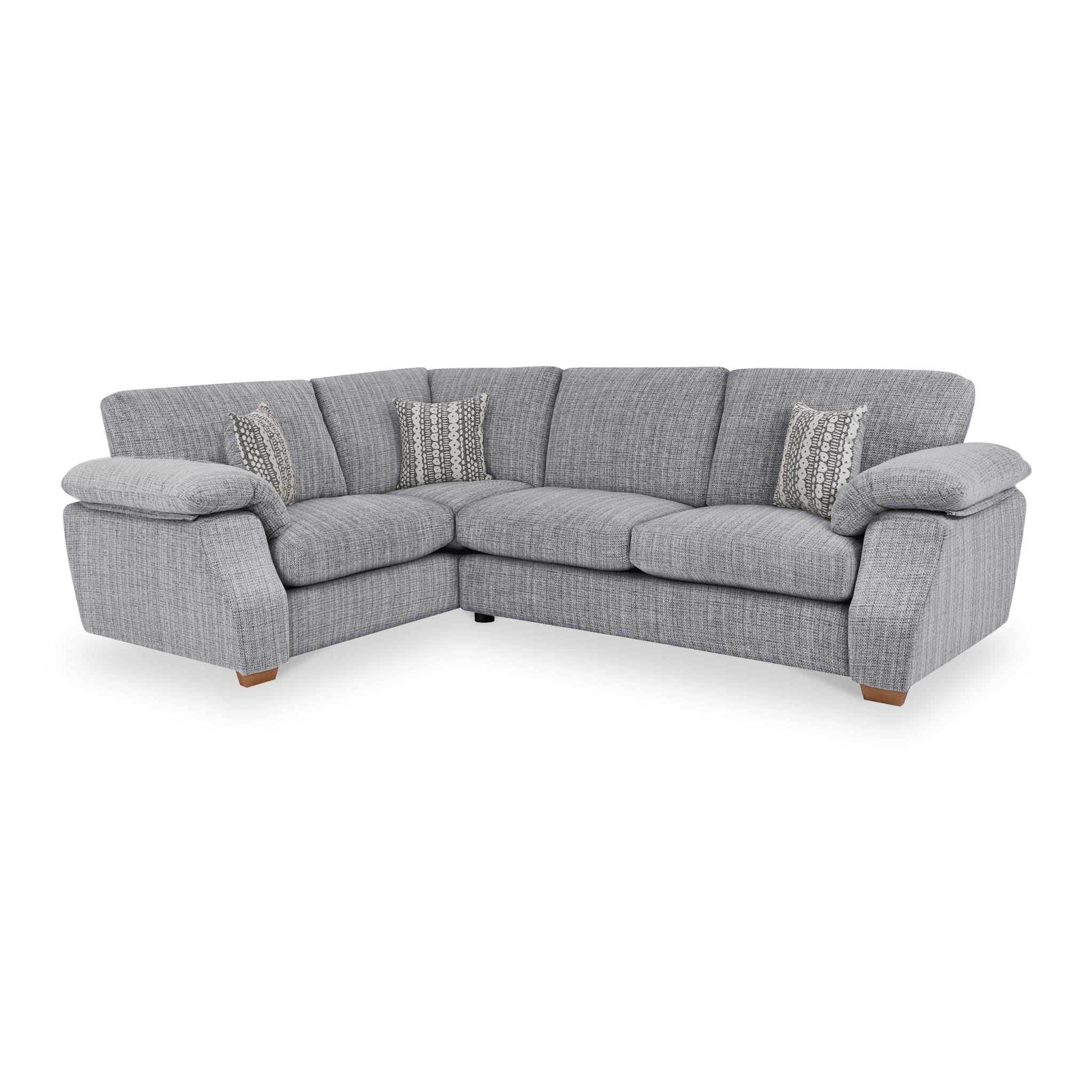 Camden LHCorner Sofa in Silver by Roseland Furniture