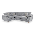 Camden Corner Sofa in Silver by Roseland Furniture