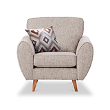 Northwick Armchair Beige with Light Leg from Roseland Furniture