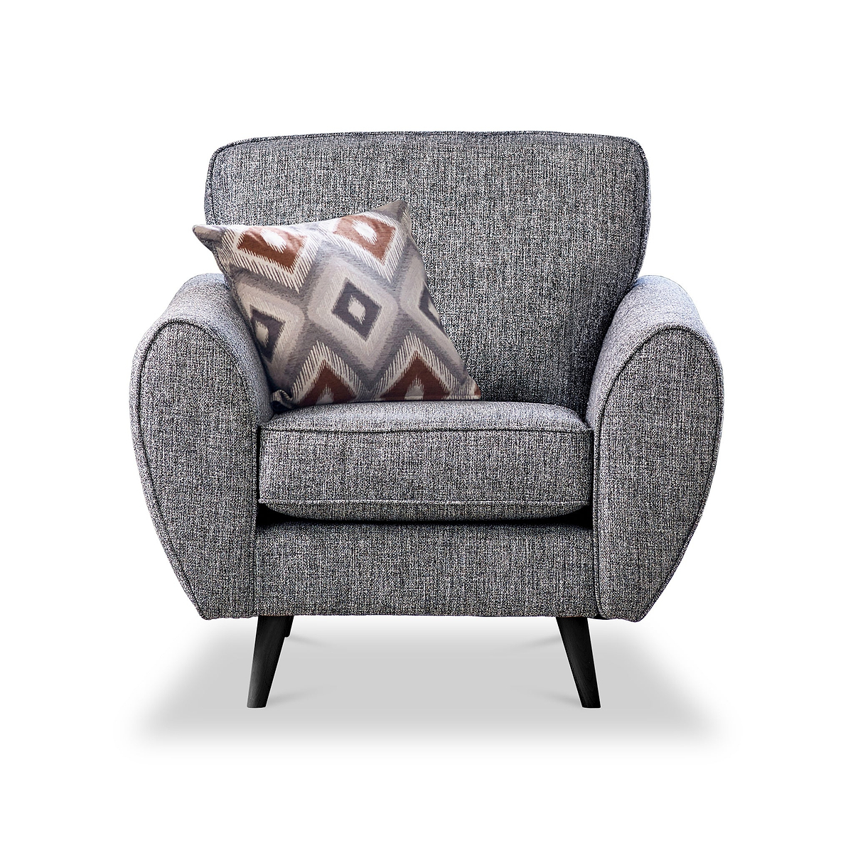 Northwick Armchair Slate with Dark Leg from Roseland Furniture
