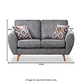 Northwick 2 Seater Sofa Slate with Light Leg from Roseland Furniture