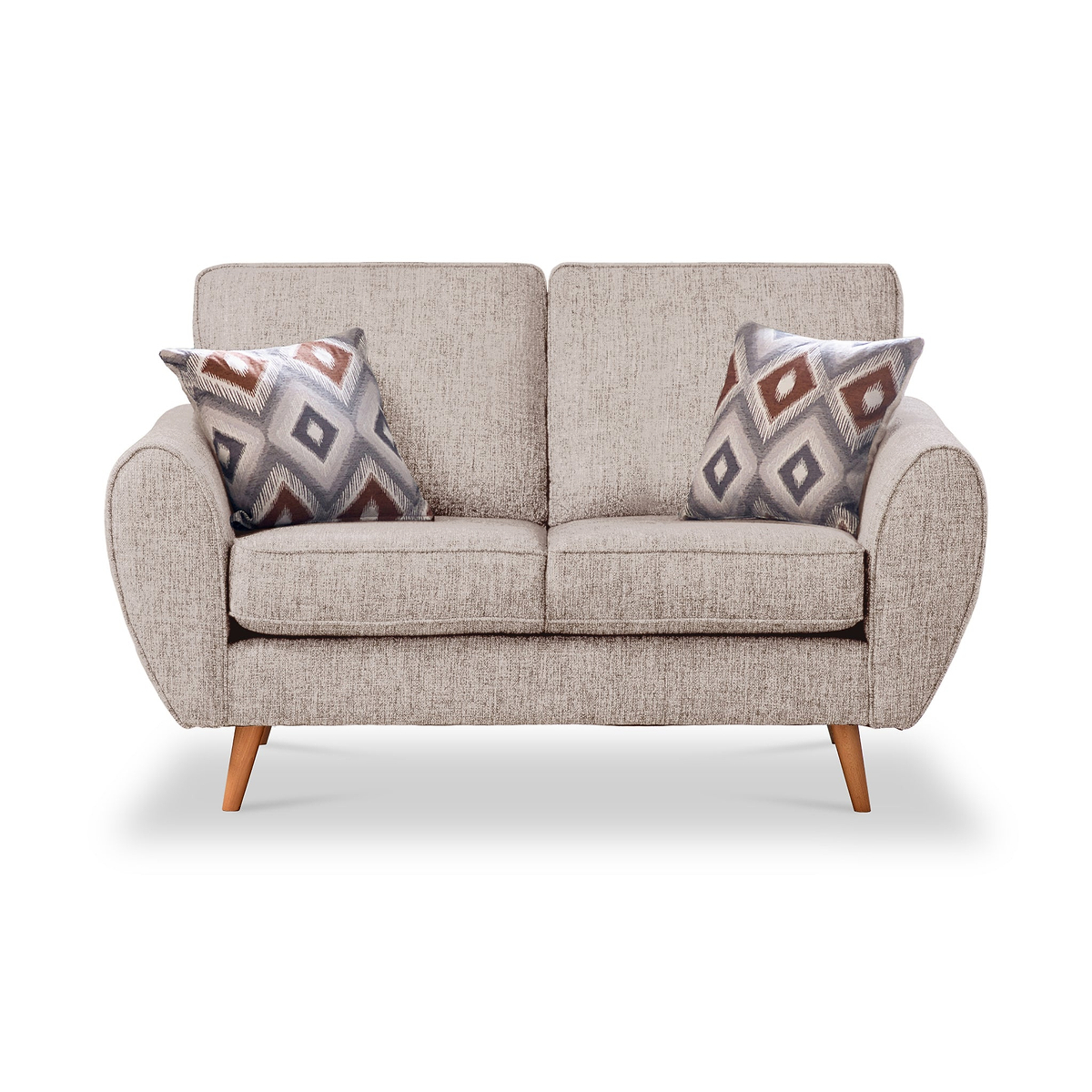 Northwick 2 Seater Sofa Beige with Light Leg from Roseland Furniture