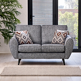 Northwick 2 Seater Sofa Slate with Dark Leg from Roseland Furniture