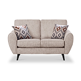 Northwick 2 Seater Sofa Beige with Dark Leg from Roseland Furniture
