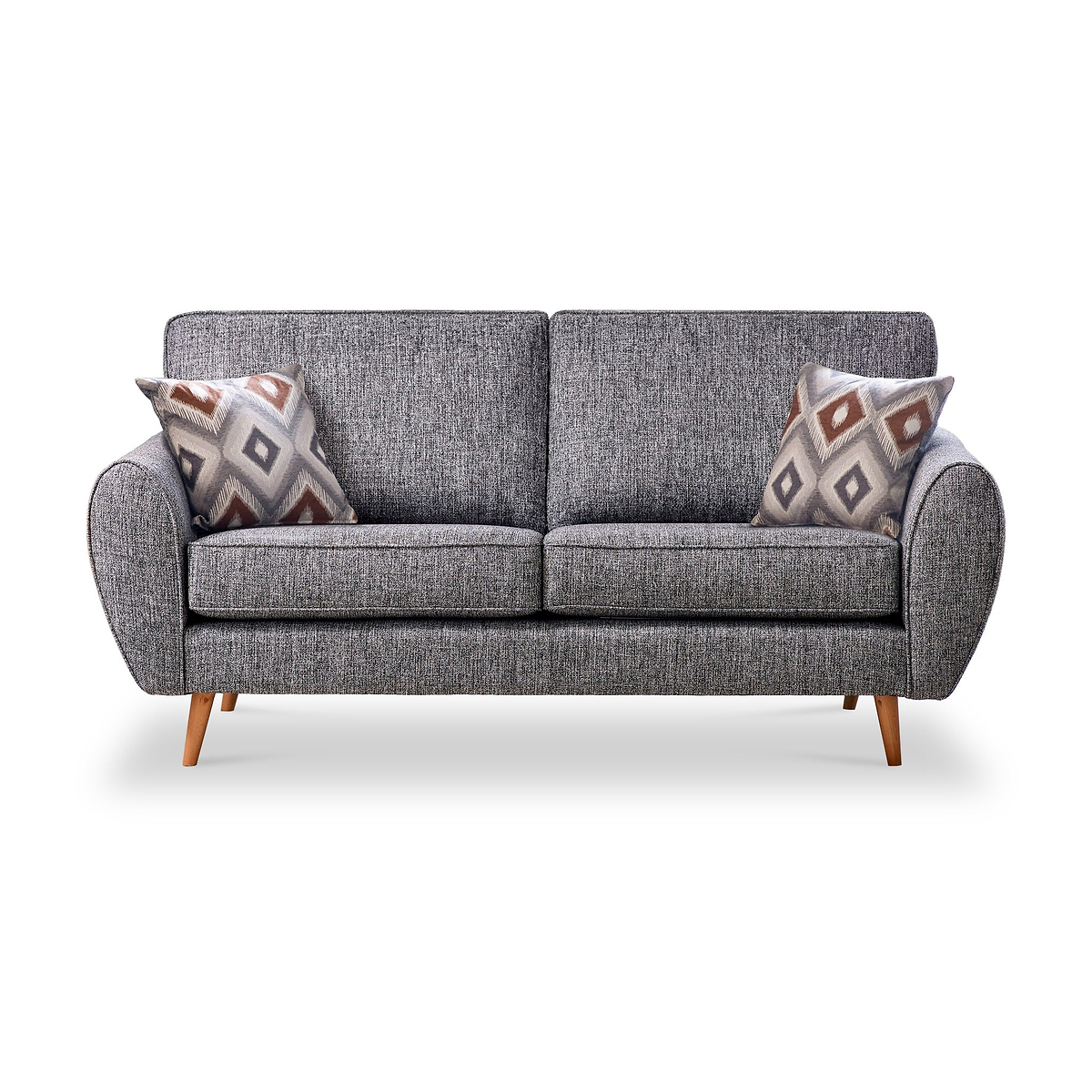 Northwick 3 Seater Sofa Slate with Light Leg from Roseland Furniture